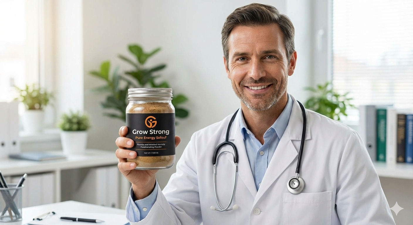 Grow Strong Pure Energy: Premium Natural Dry Fruit Mix – Unsweetened, High-Protein & Fiber-Rich Snack