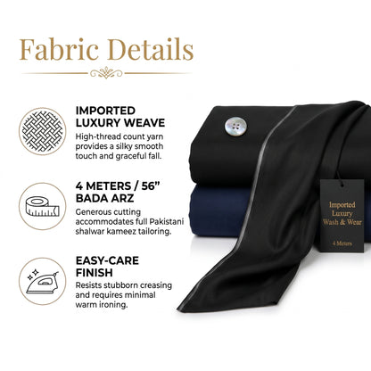 Imported Unstitched Wash & Wear - 4 Meters
