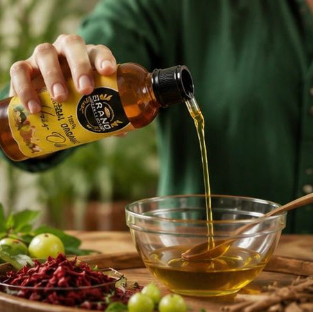 HAIR OIL IN BOWL FALLING