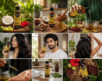 Herbal Hair Growth Oil – Rosemary, Kalonji & Amla