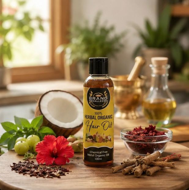 Herbal Hair Growth Oil – Rosemary, Kalonji & Amla