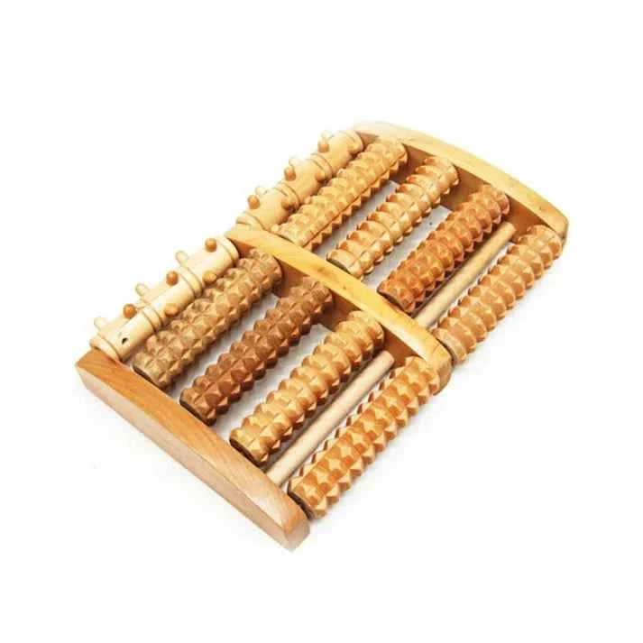 Wooden Foot Massager Roller – Plantar Fasciitis & Foot Pain Relief