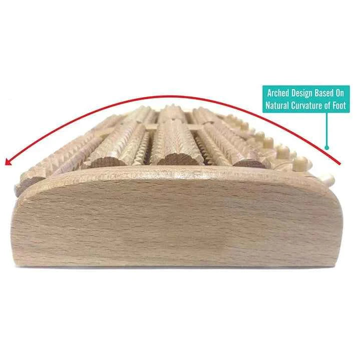 Wooden Foot Massager Roller – Plantar Fasciitis & Foot Pain Relief
