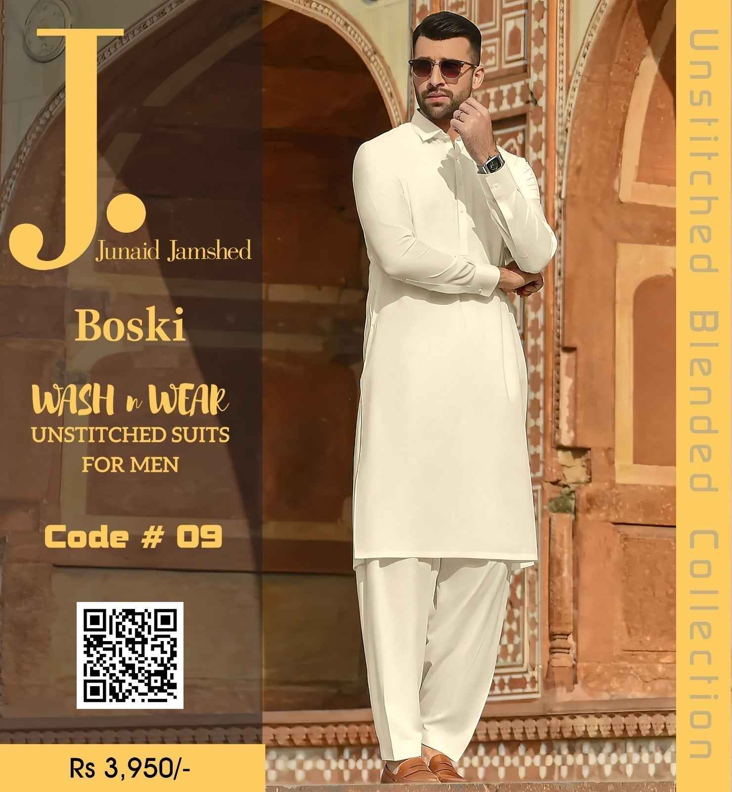 J. Junaid Jamshed wash and Wear Boski