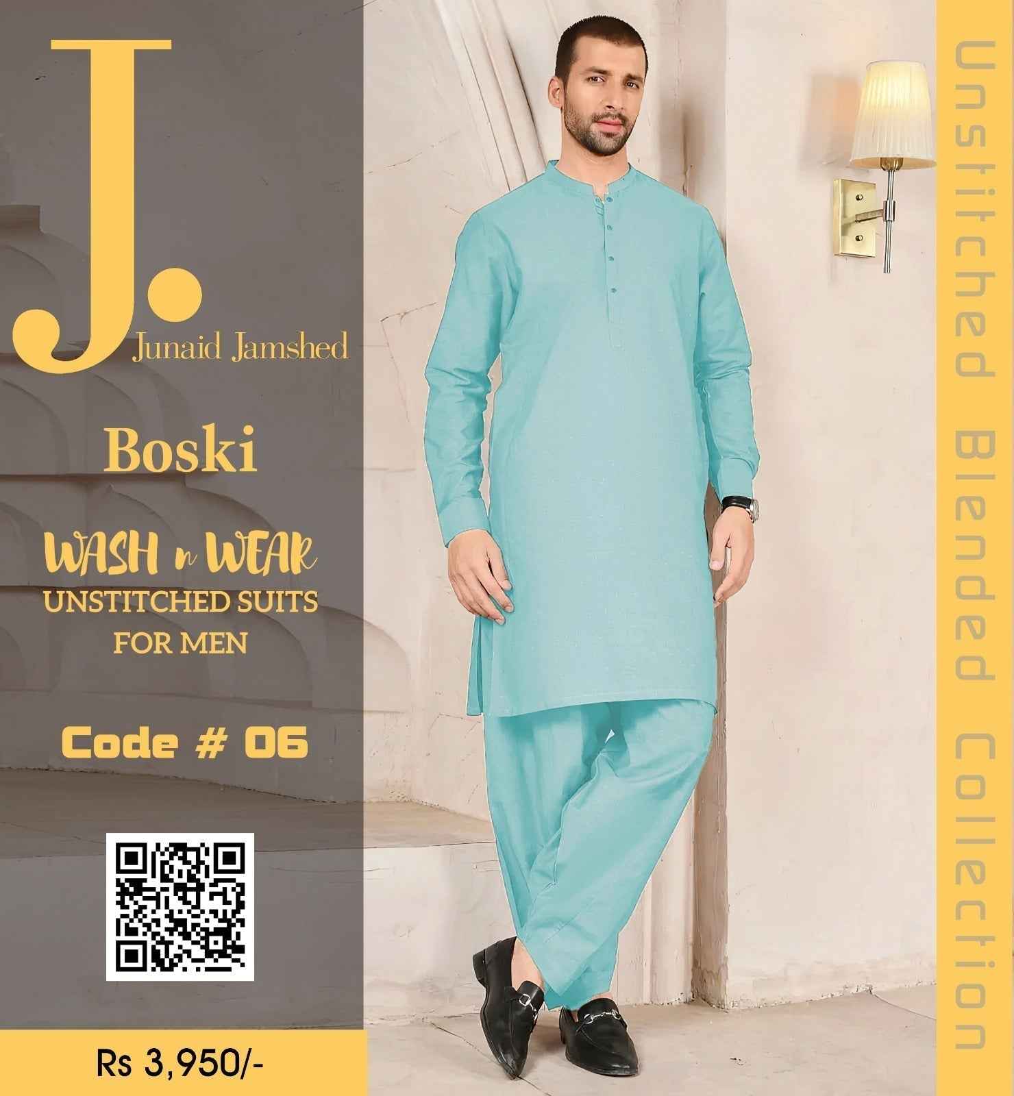 J. Junaid Jamshed wash and Wear Boski