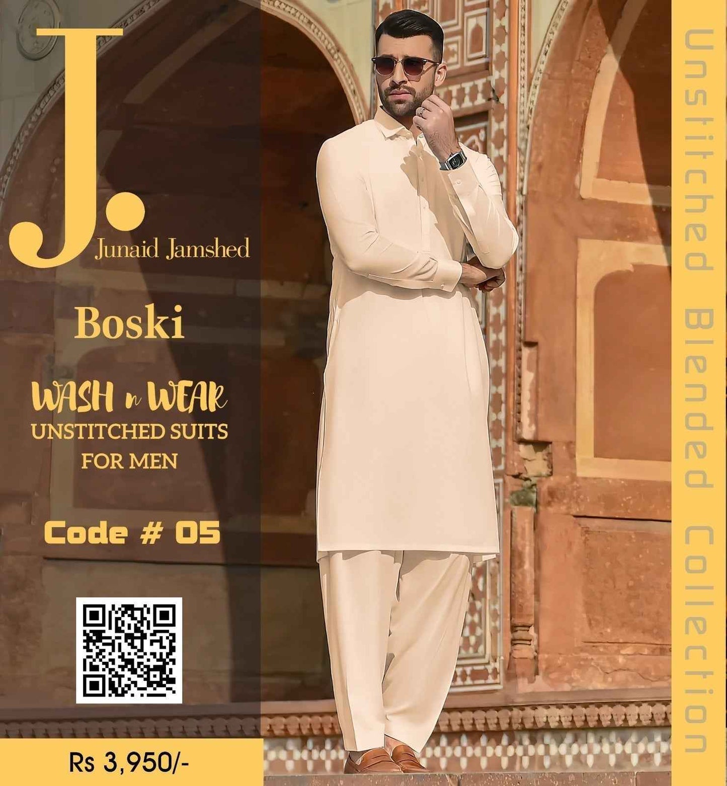 J. Junaid Jamshed wash and Wear Boski