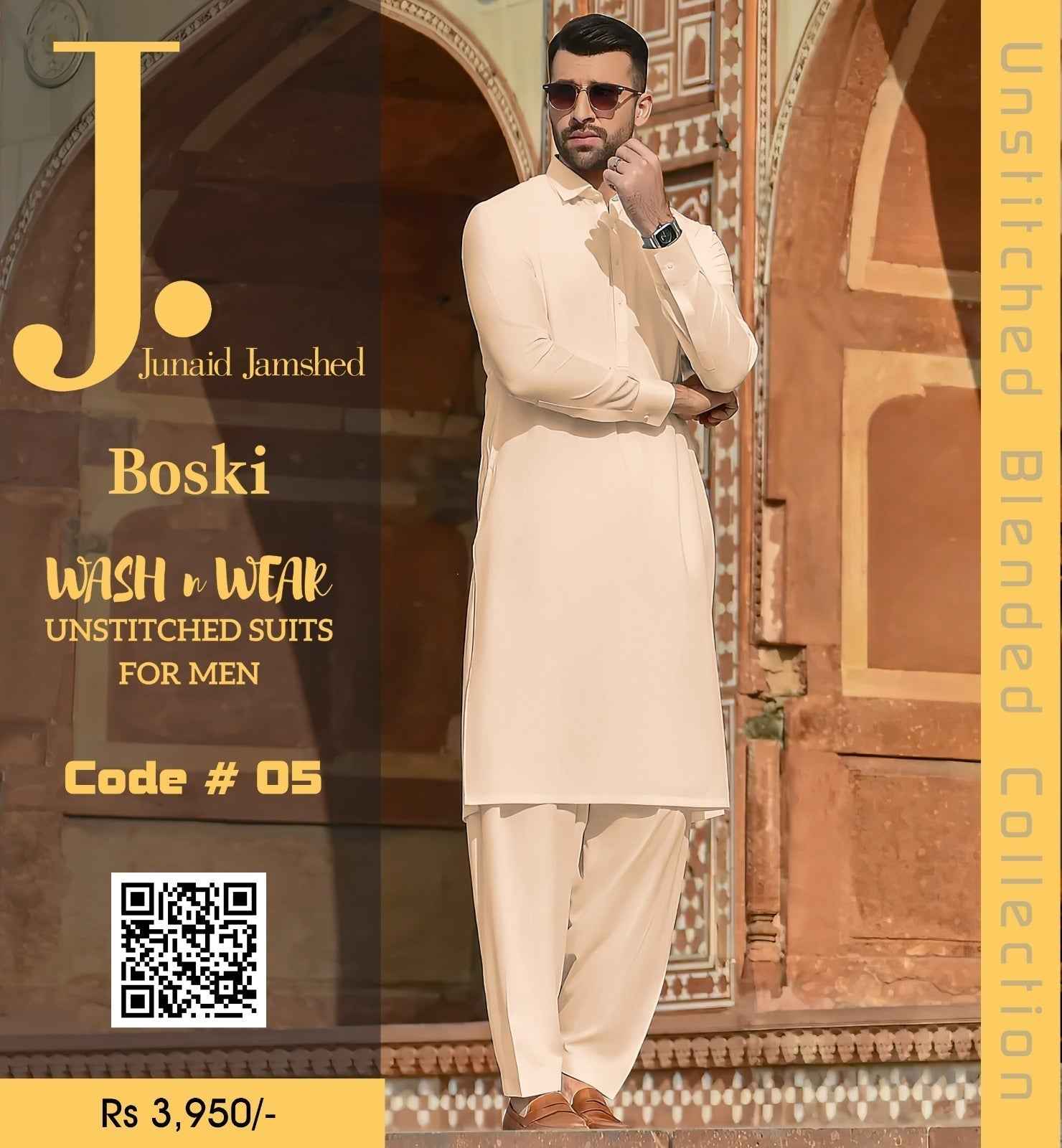 J. Junaid Jamshed wash and Wear Boski